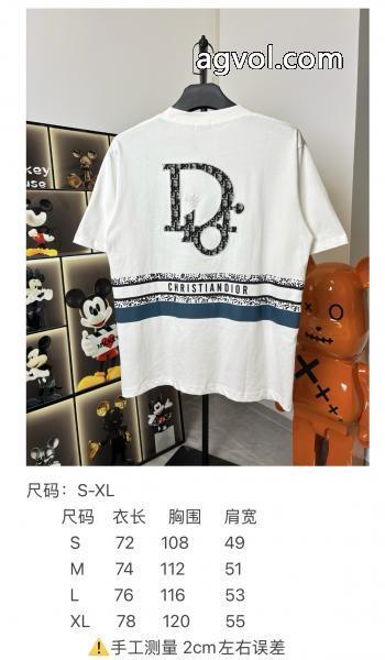 25ss洗練デザイン人気急上昇スーパー コピー ブランド 通販半袖TシャツDIOR_0_3