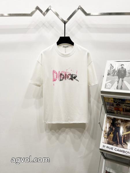 2025年新作通販上品シックなお品半袖Tシャツブランド コピー 通販DIOR_0_2