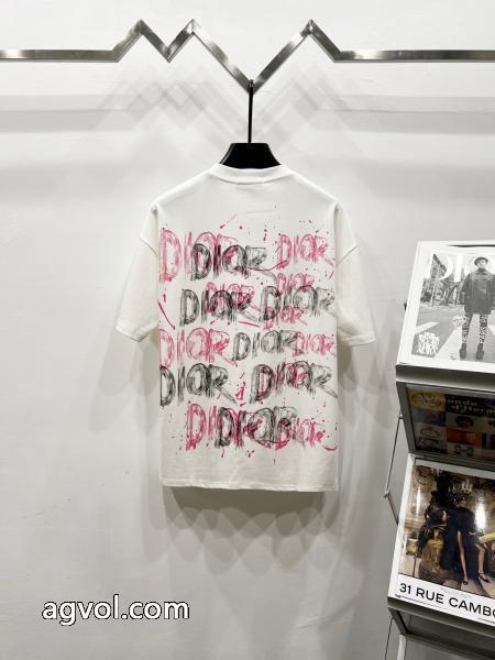 2025年新作通販上品シックなお品半袖Tシャツブランド コピー 通販DIOR_0_3