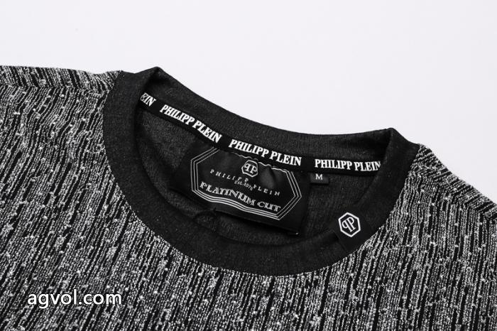 PHILIPP PLEIN偽 ブランド今季トレンドの限定アイテム最大の魅力半袖Tシャツ_0_2
