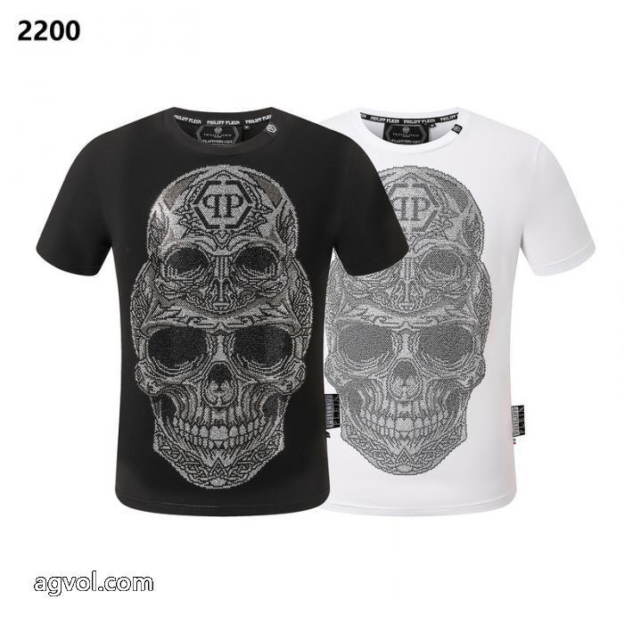 ブランド 偽物 激安 通販冬の最新ファッション即完売半袖Tシャツフィリッププレイン_0_3