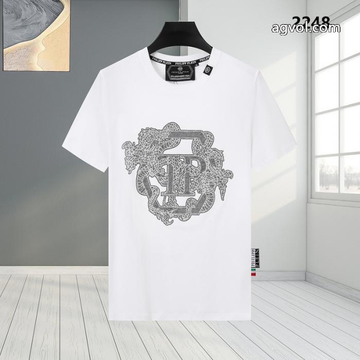 最前線2025素敵なデザイン激安 ブランドフィリッププレイン半袖Tシャツ_0_0