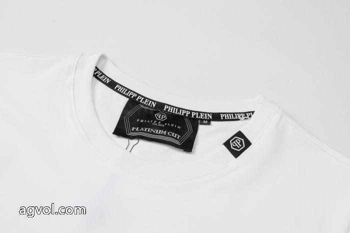 最前線2025素敵なデザイン激安 ブランドフィリッププレイン半袖Tシャツ_0_1