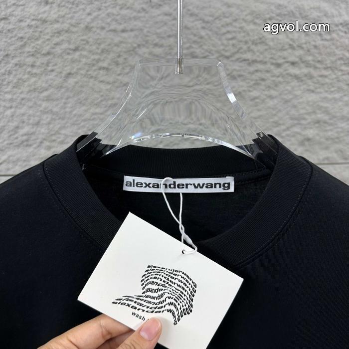 ALEXANDER WANG偽 ブランド 通販柔らかい色調最安値半袖Tシャツ_0_1