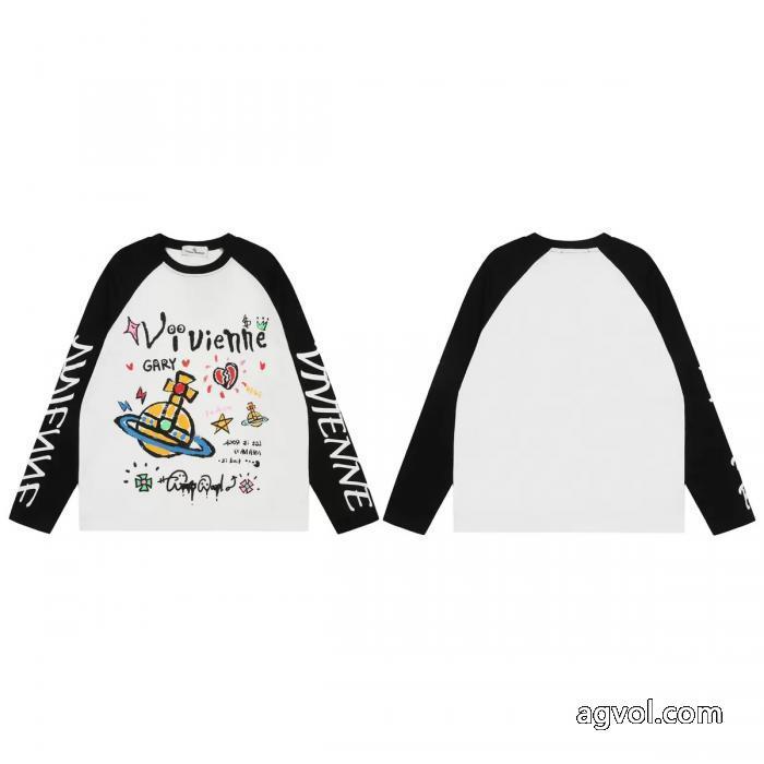 VIVIENNE WESTWOOD上質感雑誌掲載長袖Tシャツコピー ブランド_0_2