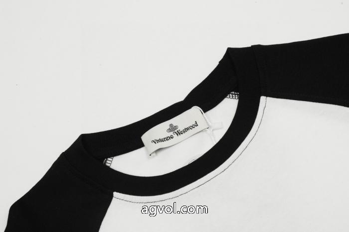 VIVIENNE WESTWOOD上質感雑誌掲載長袖Tシャツコピー ブランド_0_3