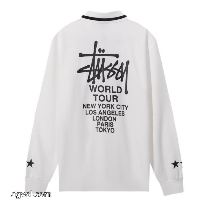 激安 通販 専門STUSSY長袖poloTシャツ入荷予定カワイイ雰囲気_0_4