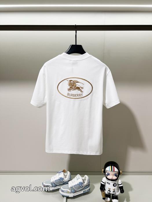 バーバリーブランド 偽物 激安 通販リラックス感急上昇期間限定半袖Tシャツ_0_3