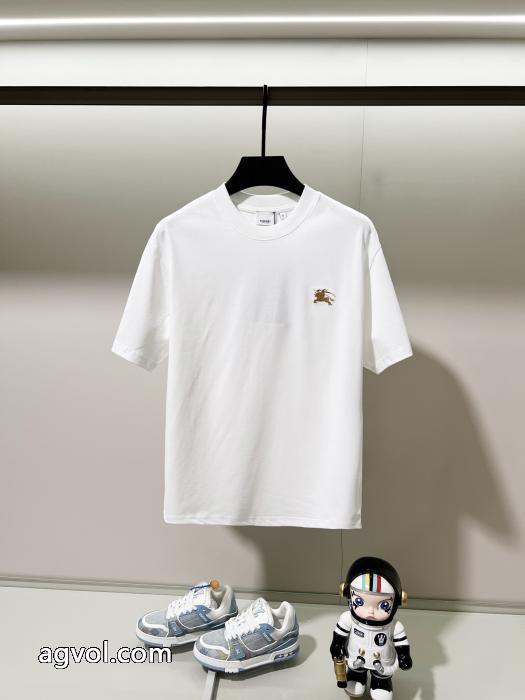 バーバリーブランド 偽物 激安 通販リラックス感急上昇期間限定半袖Tシャツ_0_4