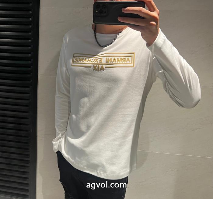 ARMANIブランド 偽物 激安 通販今季流行りの人気新作大人レディなシルエット長袖Tシャツ_1_0