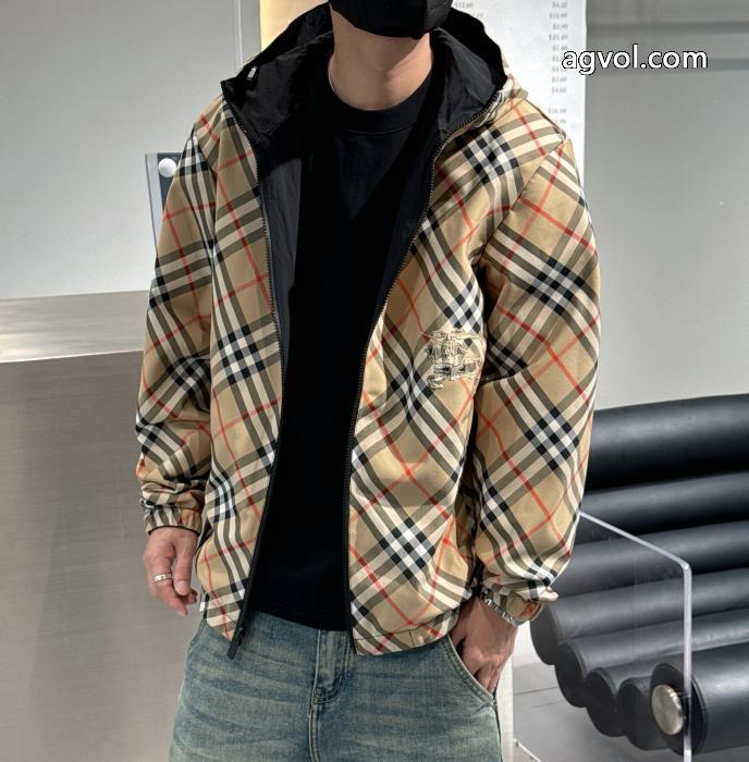 BURBERRYリッチな印象に先行入手ジャケットを両面コピー ブランド 優良_0_1
