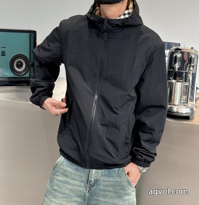 BURBERRYリッチな印象に先行入手ジャケットを両面コピー ブランド 優良_0_3