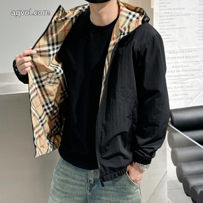 BURBERRYリッチな印象に先行入手ジャケットを両面コピー ブランド 優良_0_4