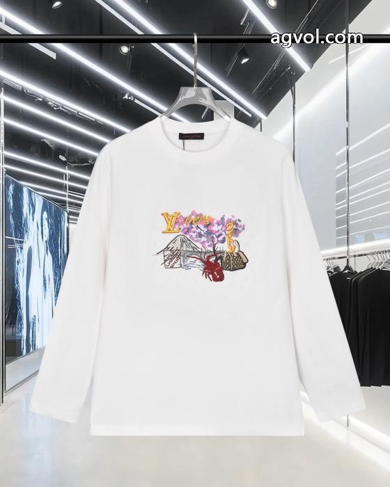 長袖TシャツLOUIS VUITTON最大の魅力ロゴがかっこいい激安 通販 専門_0_2