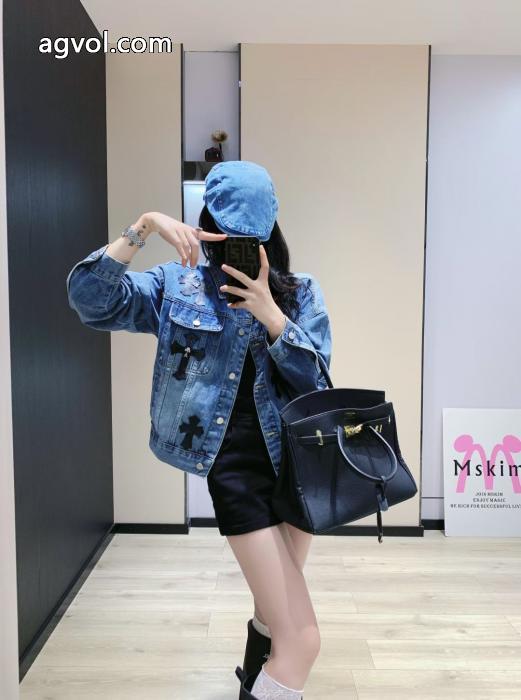 ブランド スーパー コピーコート上質感高品質CHROME HEARTS，クローハートカウボーイコート女_0_0