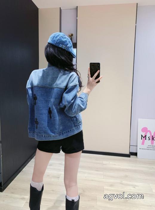 ブランド スーパー コピーコート上質感高品質CHROME HEARTS，クローハートカウボーイコート女_0_2