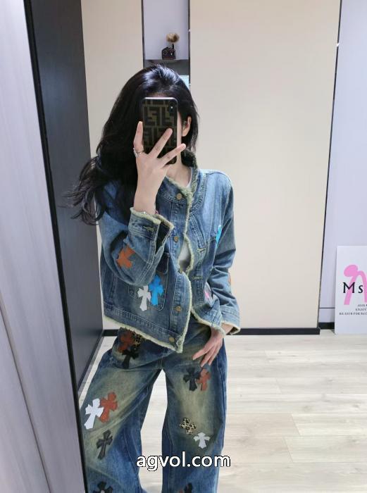 限定SALENEW!国内完売クロムハーツブランド 品 激安 通販デニムコート女_0_0