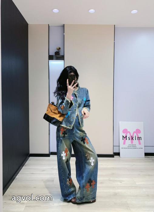 限定SALENEW!国内完売クロムハーツブランド 品 激安 通販デニムコート女_0_2