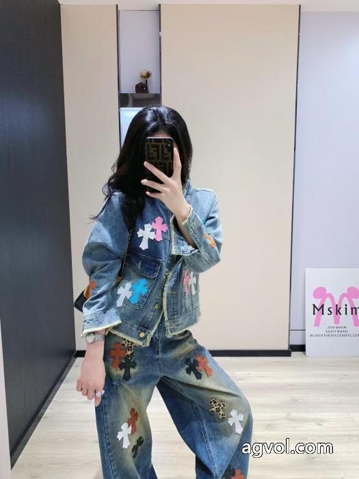 限定SALENEW!国内完売クロムハーツブランド 品 激安 通販デニムコート女_0_3