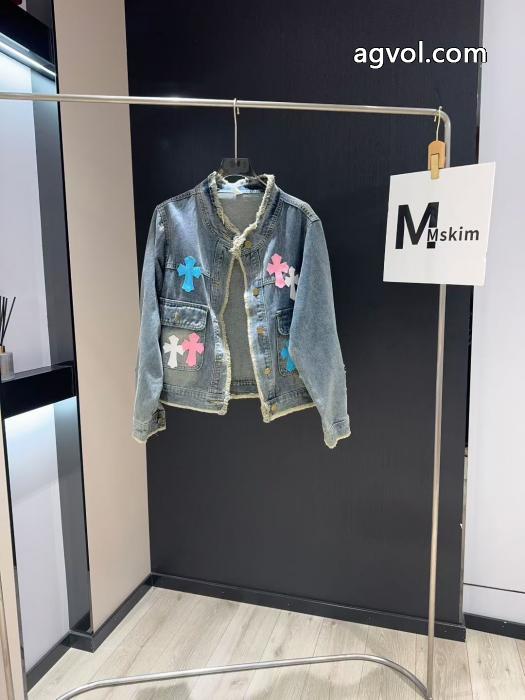 限定SALENEW!国内完売クロムハーツブランド 品 激安 通販デニムコート女_0_4
