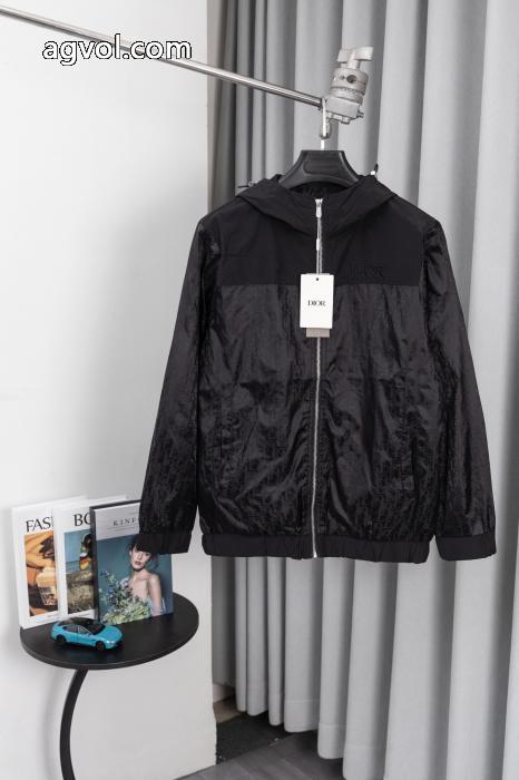 Dior/ディオール胸元アルファベットロゴフルプリントジョイントキャップコート_0_0