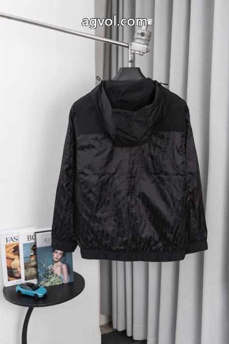 Dior/ディオール胸元アルファベットロゴフルプリントジョイントキャップコート_0_1