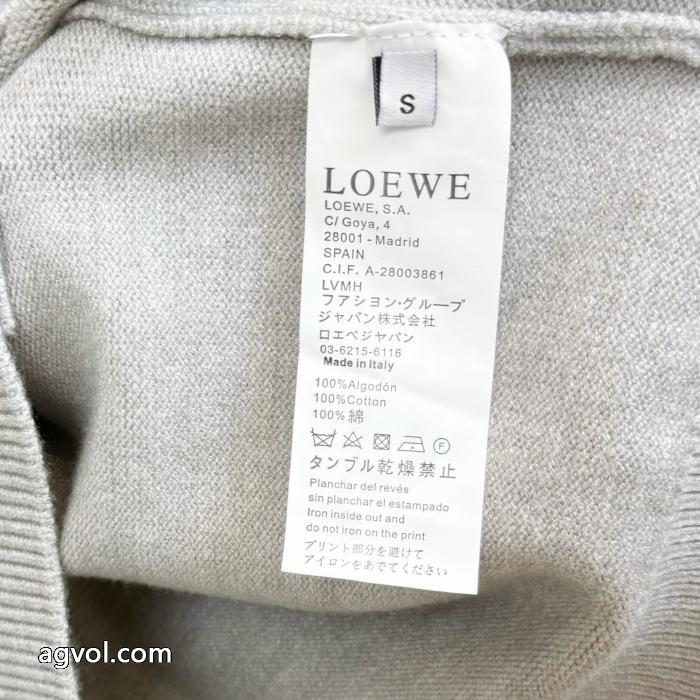 LOEWEロエベ胸元ピールニットカーディガン_0_3