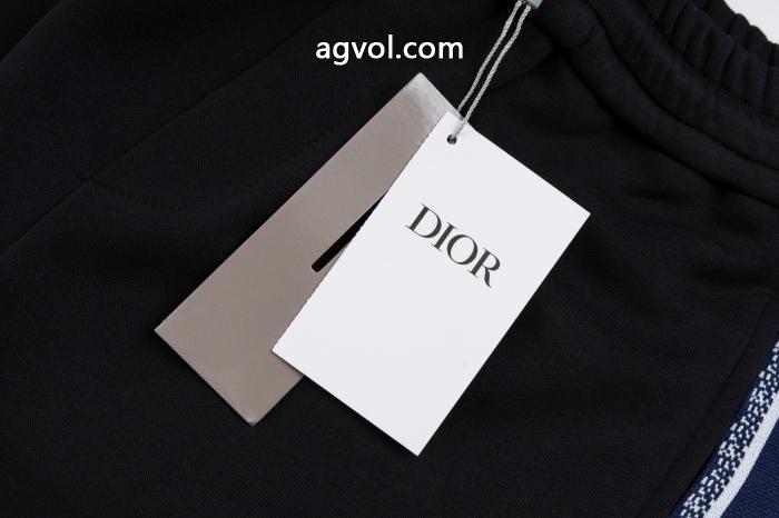 Diorディオールスモールロゴ刺繍サイドリボンストレートパンツ_0_3
