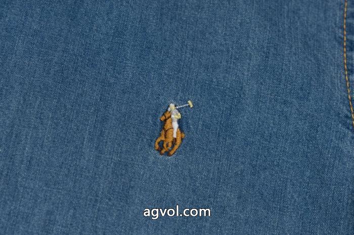 Ralph Laureラフローレンスモールマーカー刺繍デニムシャツ_1_3