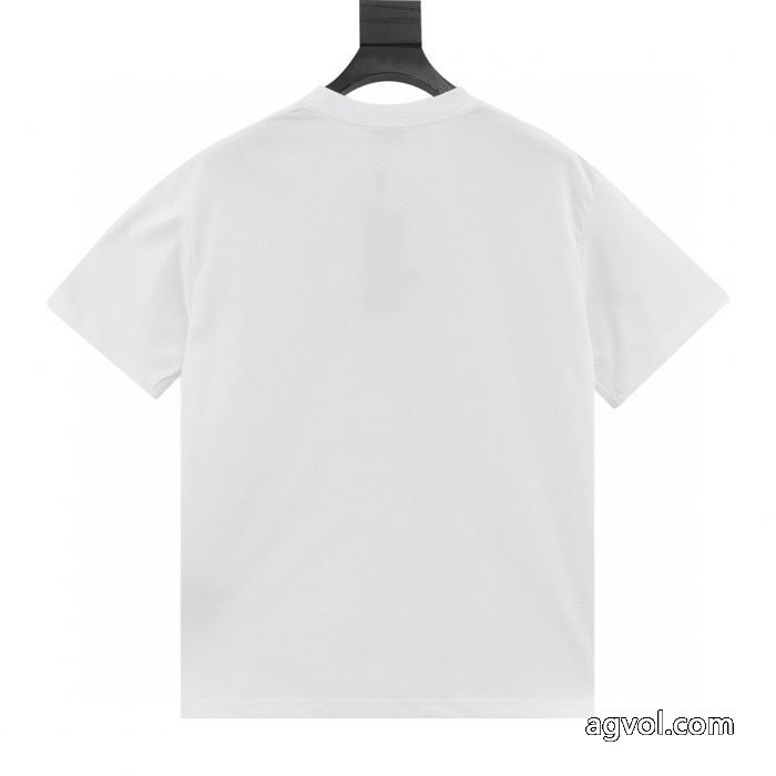 BALENCIAGA春夏新作落書きアルファベットハンチングプリント男女同型カップル半袖_0_2