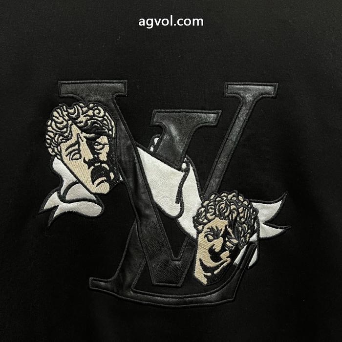 Louis Vuitton/ルイ・ヴィトン2022のショーモデルダークピエロ悪魔の刺繍野球ウェアコート_0_3