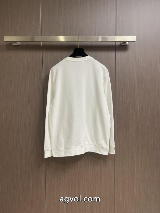 burberry2025秋冬新作ラウンドネックアルファベットプリントパーカー_0_0