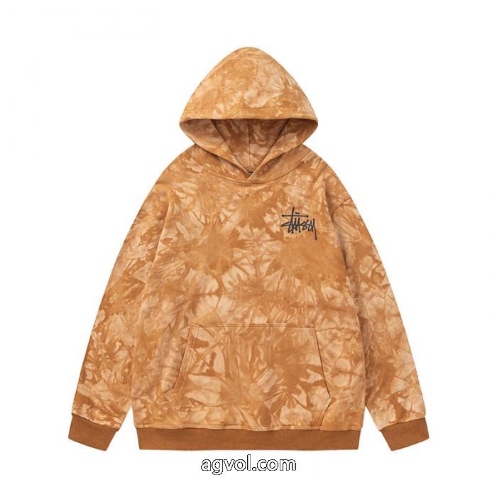 stussyステューシーアメリカンファッションブランドゆったりタイプの秋冬フードパーカー_0_0