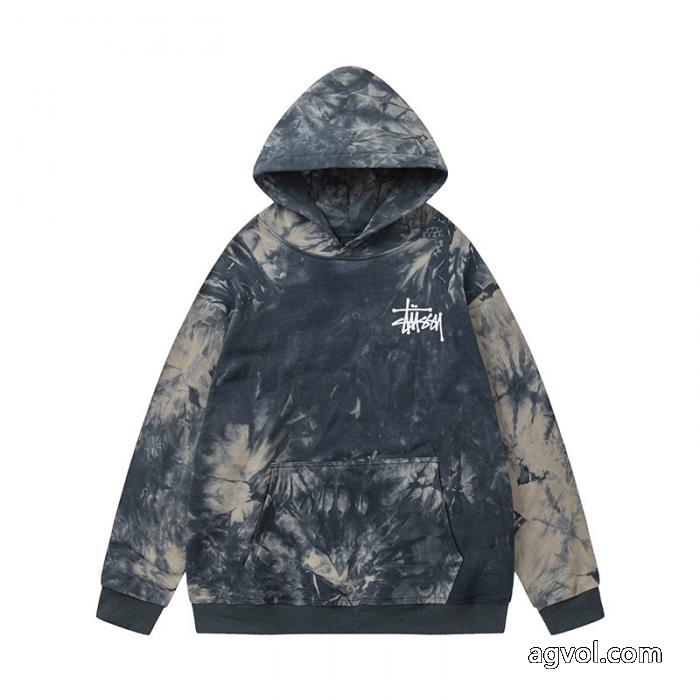 stussyステューシーアメリカンファッションブランドゆったりタイプの秋冬フードパーカー_0_4