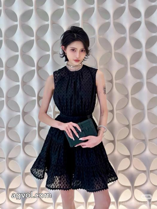 LOUIS VUITTON2025新作ジャカードノースリーブワンピース_0_2