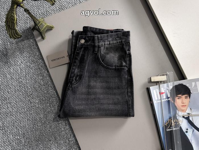 balenciaga 2025シーズンワイドジーンズストレートパンツ_0_2