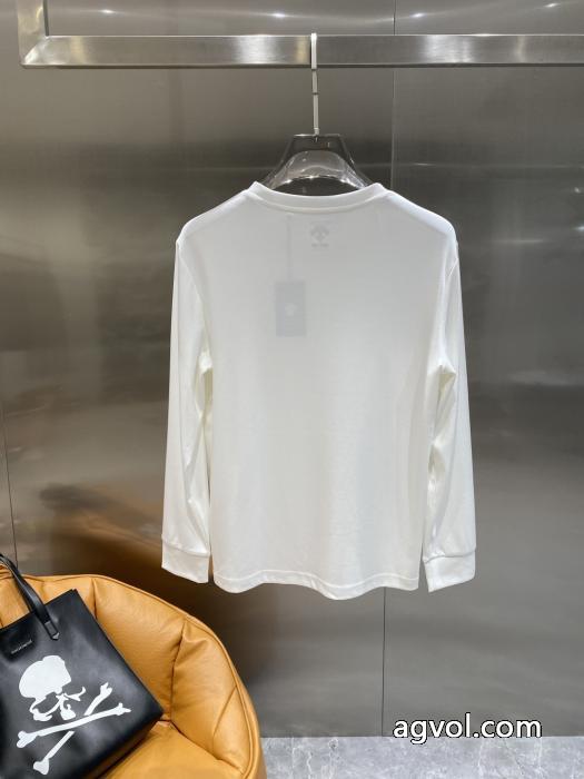 ディオールの新ラウンドネック長袖Tシャツネットレッド_0_0