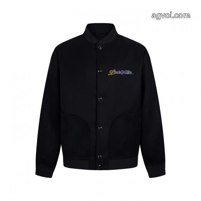 LOUIS VUITTON 25 ssクローバーカラードリル野球ジャケット_0_0