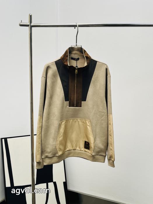 Louis Vuitton 2025新品ヴィンテージクラッシュカラージップパーカー_0_0