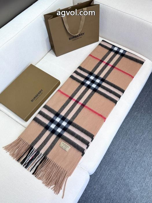 BURBERRYバーバリー爆金定番小格子大ストール男女兼用_0_1
