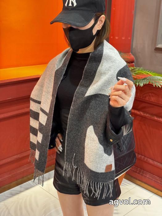 エルメス2025新カラージャカード編みマフラー_0_0