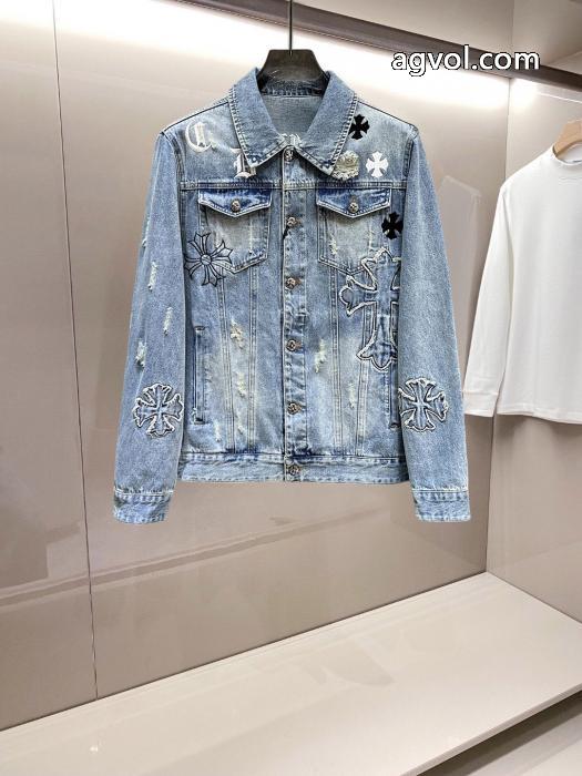クロムハーツ CHROME HEARTS2025春秋新作おしゃれカジュアルデニムジャケット_0_0