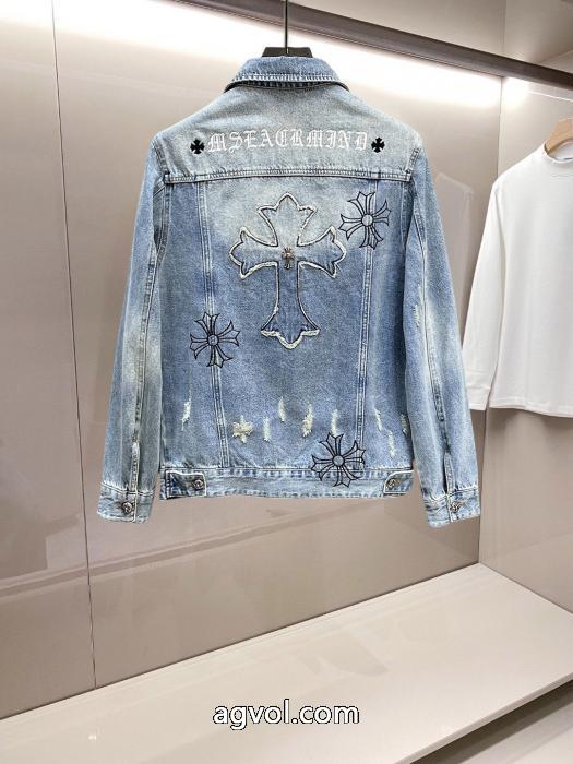 クロムハーツ CHROME HEARTS2025春秋新作おしゃれカジュアルデニムジャケット_0_1