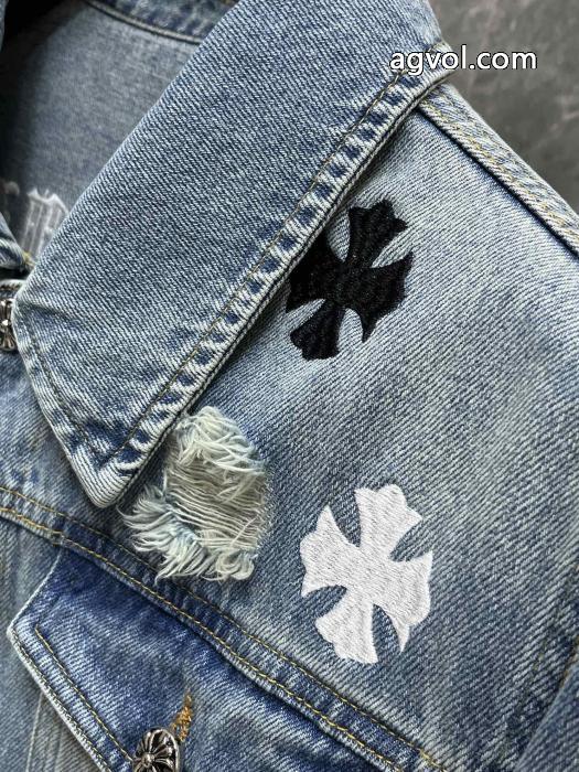 クロムハーツ CHROME HEARTS2025春秋新作おしゃれカジュアルデニムジャケット_0_2