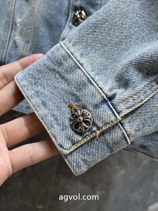 クロムハーツ CHROME HEARTS2025春秋新作おしゃれカジュアルデニムジャケット_0_3
