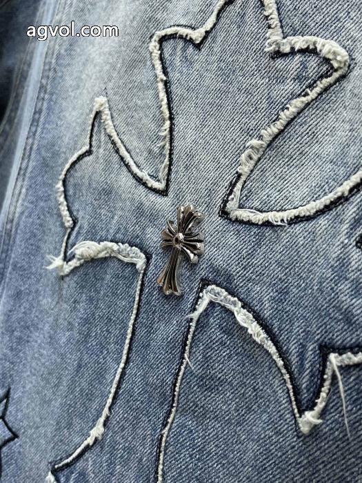 クロムハーツ CHROME HEARTS2025春秋新作おしゃれカジュアルデニムジャケット_0_4