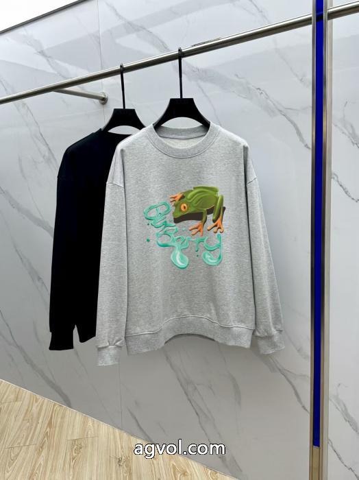 バーバリー2025秋冬ヨーロッパコーナー新作カジュアル長袖Tシャツパーカー_0_0