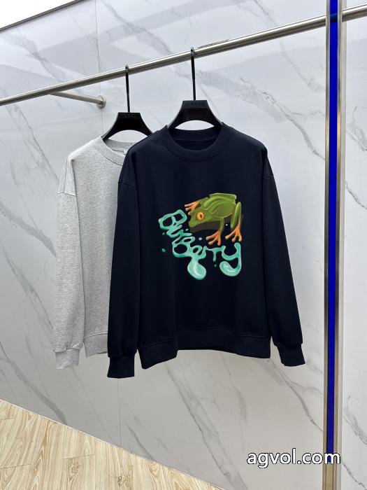 バーバリー2025秋冬ヨーロッパコーナー新作カジュアル長袖Tシャツパーカー_0_1