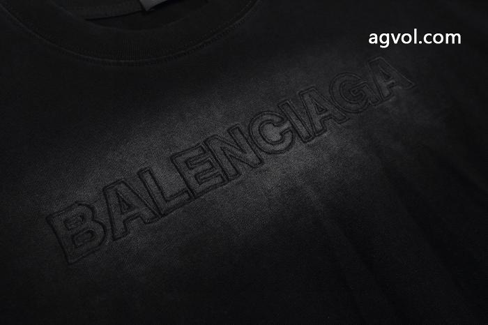 バレンシアガ balenciaga2025噴馬骝アルファベット刺繍カップルカジュアル長袖_0_3