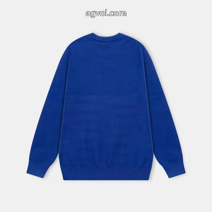 LVルイヴィトン25 ss冬の定番刺繍ロゴラウンドネックセーター_0_0